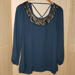 Studio Y Womens New Without Tag Freen Tunic Blouse